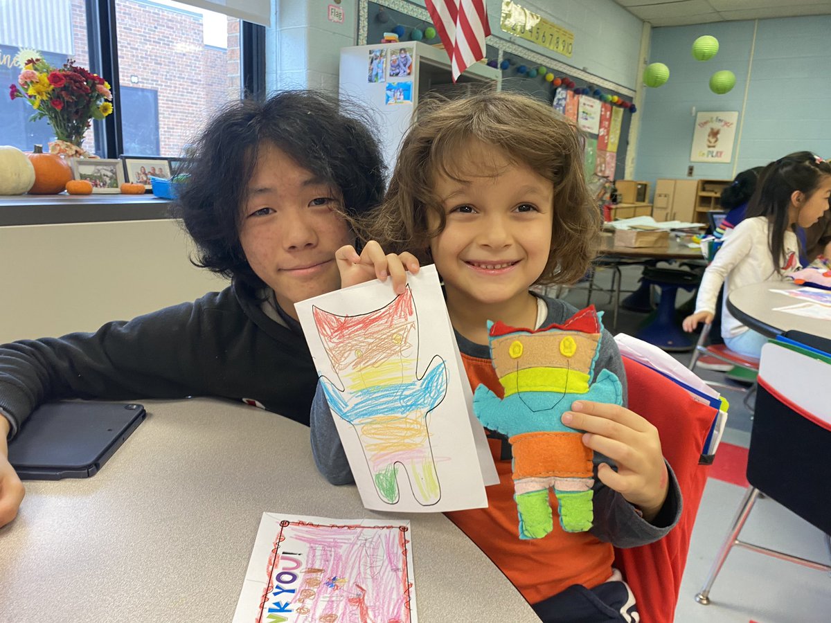 Smith MS students knocked this project out of the park. I’m always amazed at their skills! Our beautiful little monsters were designed by K and created by Smith life skills students. They turned out great! Thank you Mrs. O’Donnell’s class! #martellkinders #onetroy <a href="/SmithKnights/">Smith Middle School</a>