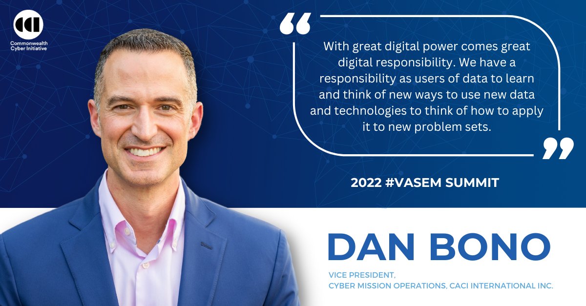 cyber_cci's tweet photo. Dan Bono, Vice President at @CACIIntl at the #VASEM Summit. https://t.co/3zOBsod6qJ