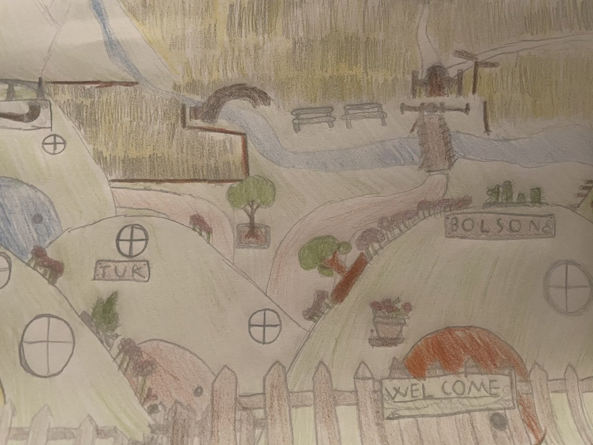 socialfermo's tweet photo. Dear @elijahwood. I have a message from my son Samuel: “I love your acting in the Lord of the rings film. I send you this picture of the Shire. I hope you like it”. https://t.co/Omd1eewUt4