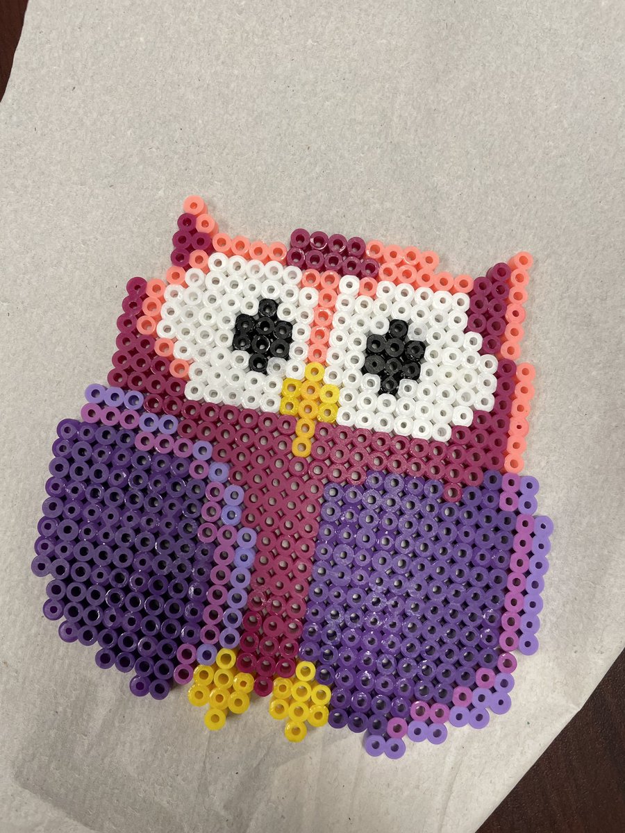 KHSLibraryLC's tweet photo. Perler bead madness in the LLC for #TeenReadWeek! #schoollibraries #makerspace @KearneyHigh https://t.co/AukHUEFVPK