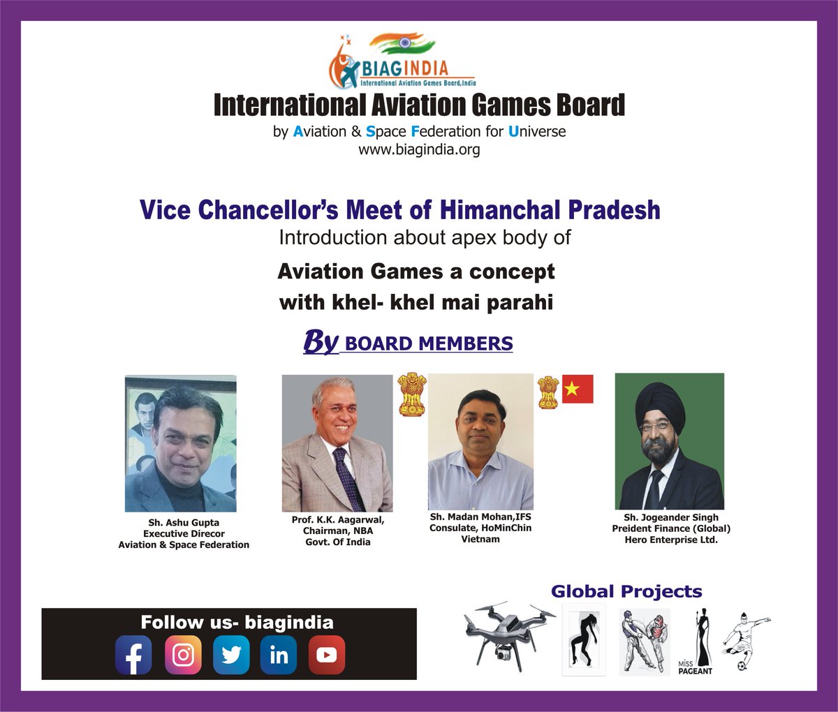 ChaunnaSoccer's tweet photo. @Anurag_Office @ianuragthakur @guptajiashu  an Indian working great for Drone &amp; Robotics as a sports at an International level with @BiagIndia https://t.co/rtVsEivH3i