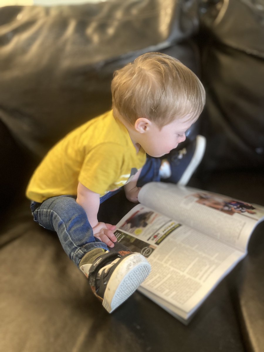 Iron Will building his defensive skillset… @USCCA - “Are You Fit Enough? Exercises So You Can Execute Lifesaving Tasks” was Iron Will’s favorite read this month. His exact words were, “Dad, we’re gonna work on your Vertimotion.” So thanks for that… #IronWill #DownSyndrome