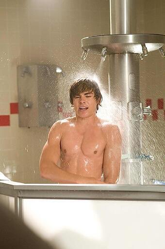 Zac Efron Shirtless High School Musical 3