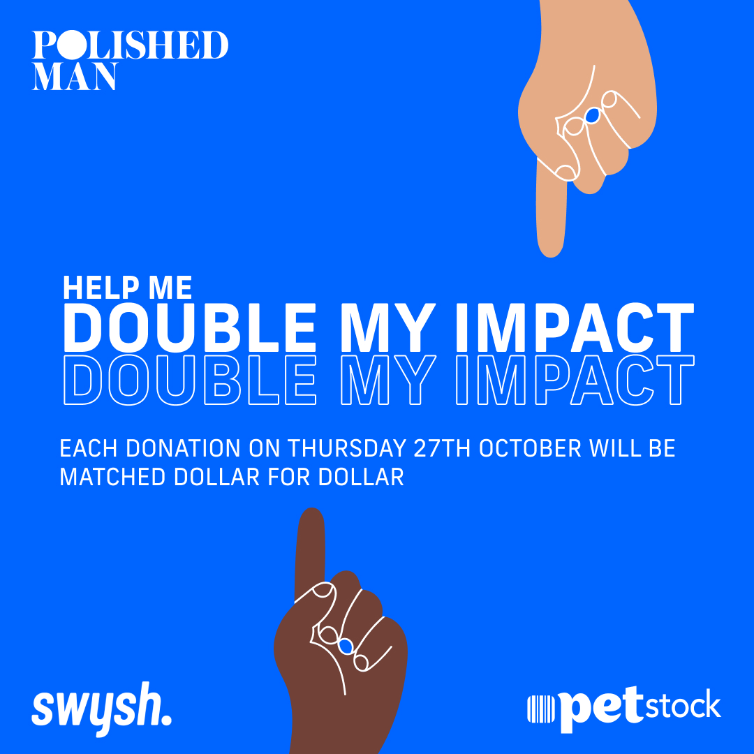 polished_man's tweet photo. 2/2: Spread the word about Double Donation Day tomorrow, Thursday 27 October and let’s make it a huge success. https://t.co/FFBHrtPPp3 https://t.co/EtxZ82m1a4