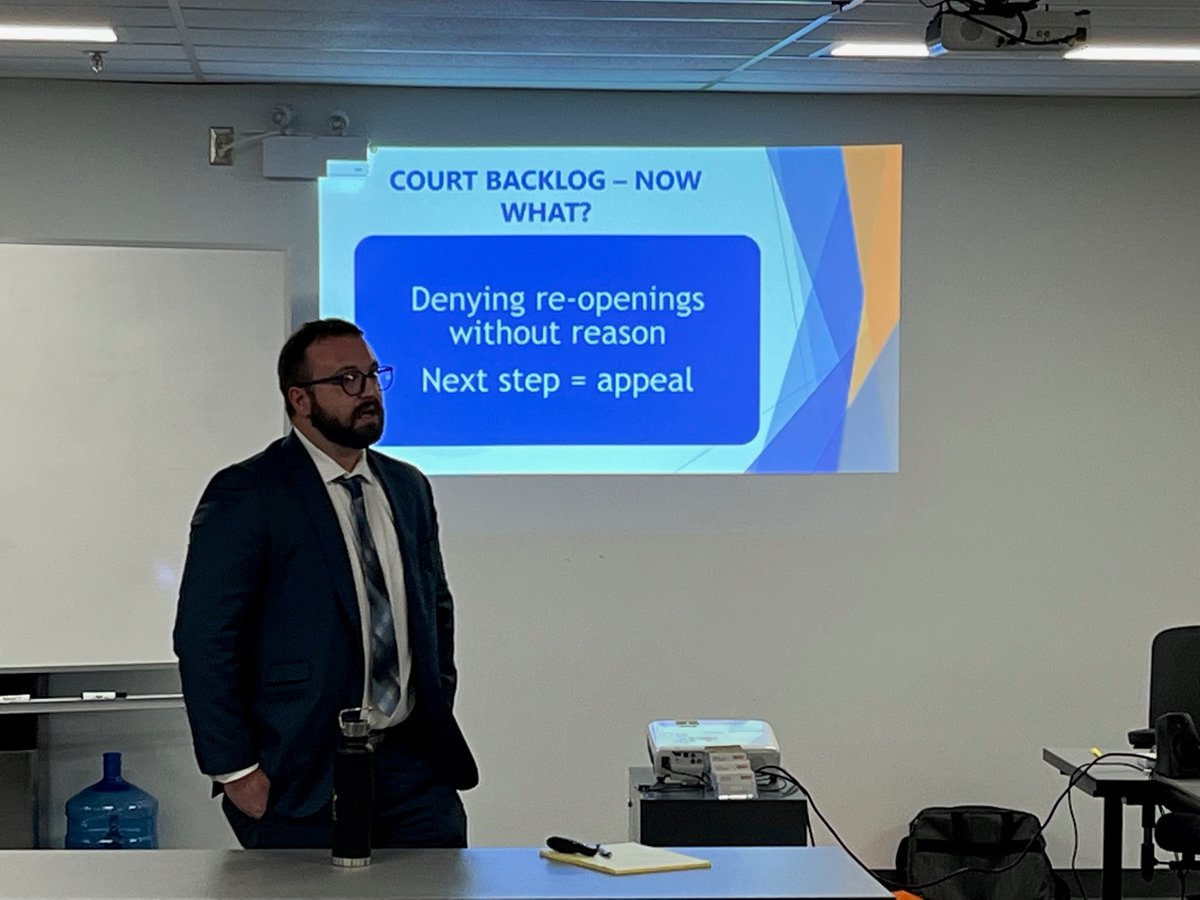 FSC_Ontario's tweet photo. Thank you Elliot from @BurnessLaw for being the guest speaker at the @FSC_Ontario Central Eastern (Durham) Chapter meeting today. Elliot shared his expertise on Defending Provincial Offences Post COVID. 

Click here for more details on the Durham Chapter: https://t.co/LczRWJQacL https://t.co/WPNYD4lfk2