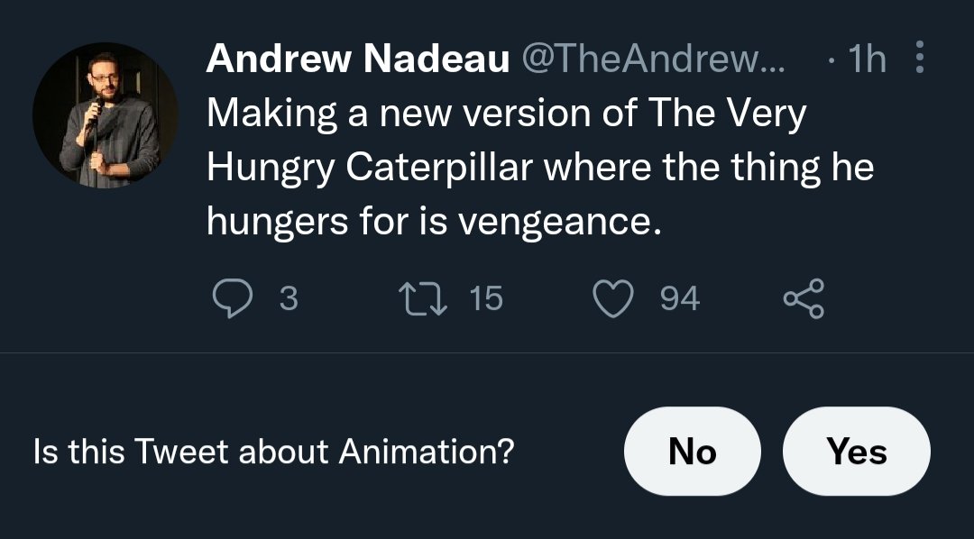 Uhhhhhh, no, Twitter, I don't think it is.