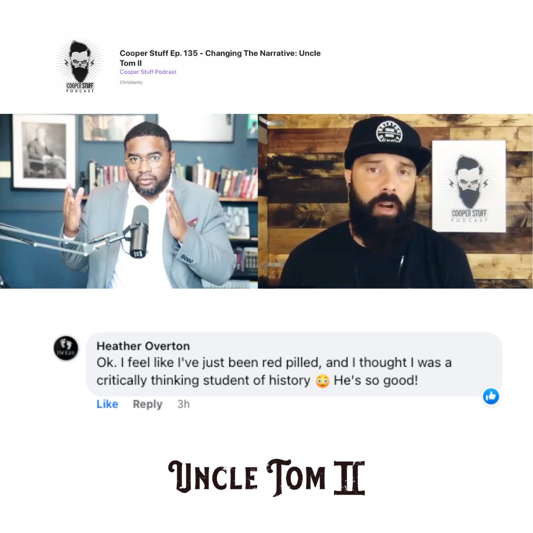 malone_pictures's tweet photo. POV: Podcast listener hears @chadojackson speak for 1 hour...
#uncletom #documentary #redpill #podcast #CooperStuff @johnlcooper https://t.co/x0y5TI1zFH