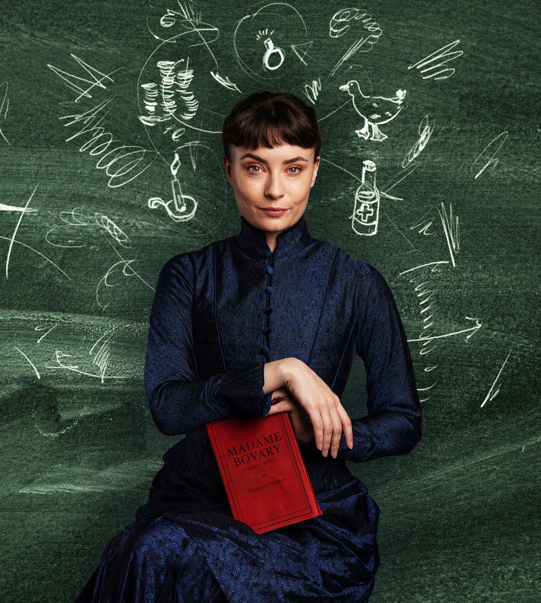 Check out our brand new artwork for #JSTBovary - John Nicholson's riotous retelling of Flaubert's classic novel featuring Call the Midwife star Jennifer Kirby as the eponymous heroine

17 November - 17 December
🎟 bit.ly/JSTBovary