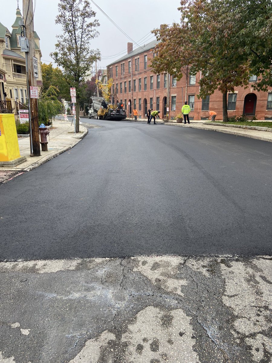 Put a BOW on it, street is getting paved!