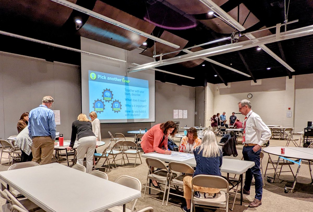 julia_skolnik's tweet photo. Very #RadnorProud of this amazing cohort of K-12 teachers from @RadnorTSD who are exploring the science of learning this year through integrated PD and action research. We certainly got our gears turning today ⚙️🧠! #sixgears #gearedforlearning @shawndutkiewicz @educatorjim https://t.co/KJBh6qkaN1