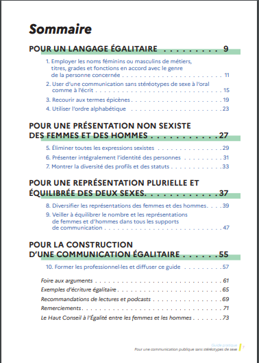 AEgalite's tweet photo. Pour une communication sans stéréotypes de sexe voici la version actualisée 2022 du guide élaboré par @HCEfh à partager et diffuser https://t.co/KtL23OmgXR #communication #egalitaire sans #stereotypes téléchargez sur le site : https://t.co/f6sMRGX0Yb https://t.co/ciiDYePeTL