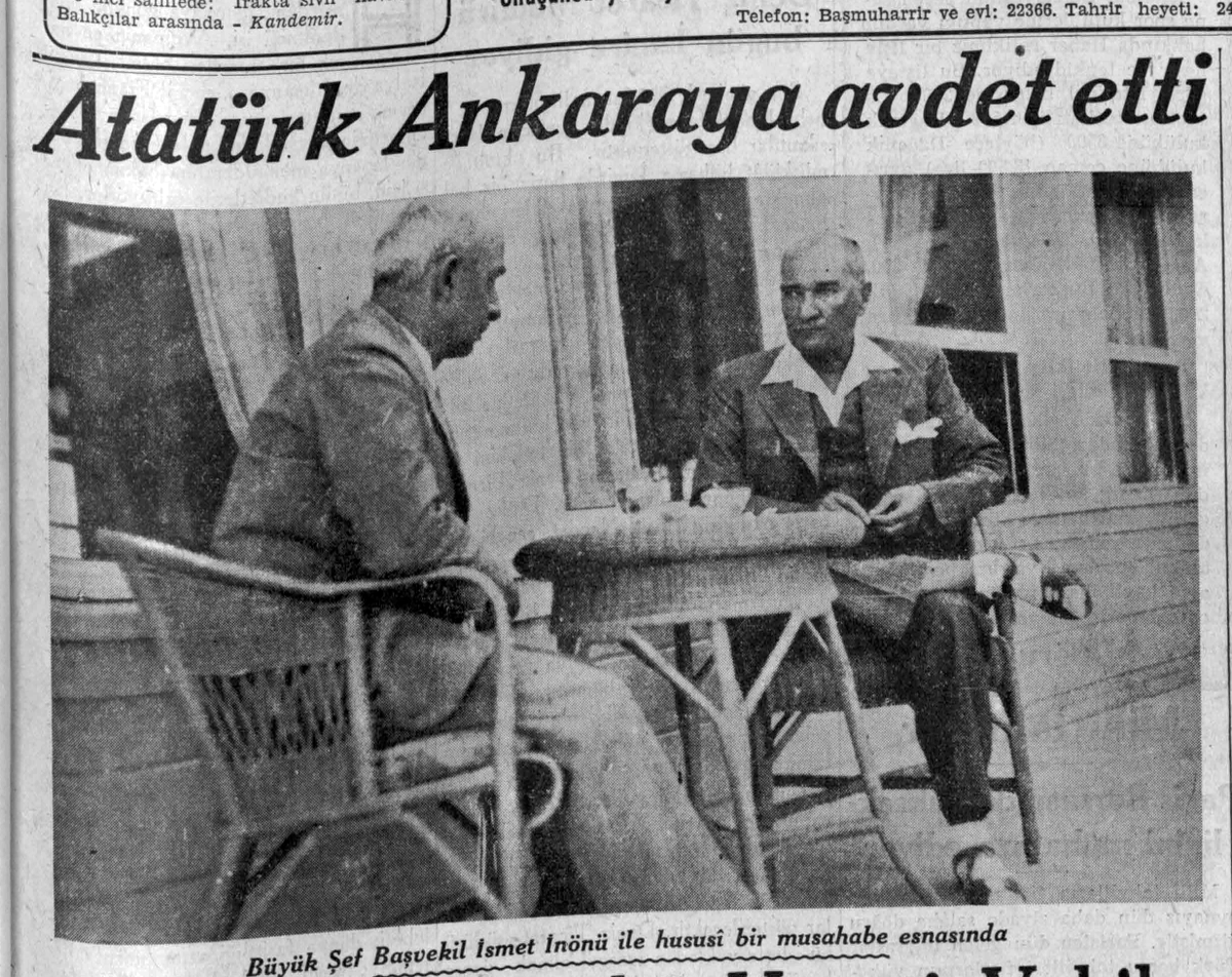 9 OCAK 1937 #ATATÜRK #İSMETİNÖNÜ