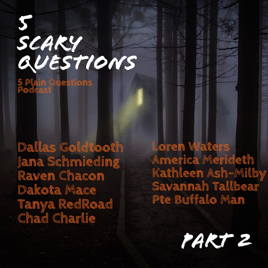 eleventhjoe's tweet photo. Listen to my podcast episode 
5 Scary Questions 2022 Part 2 by 5 Plain Questions on #SoundCloud https://t.co/kHbcwhkXCB #5plainquestions #indigenouspodcasts https://t.co/UtVMFlwH0E