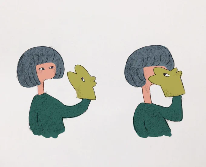 今日はなんか眠れない…画像は昔描いたイラストで結構気に入ってるやつです 
