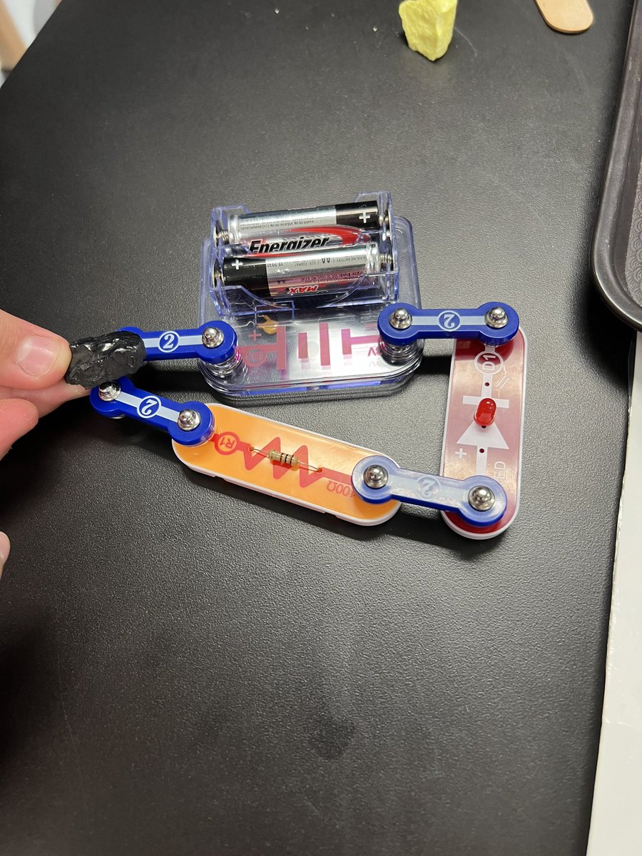 Students <a href="/HBMS_Warriors/">Hodges Bend Middle School</a> in 6th Science exploring the physical properties of metals, non-metals and metalloids and electric conductivity with snap circuits. <a href="/FBISDSTEM/">Fort Bend ISD STEM</a> <a href="/FBISDscience/">Fort Bend ISD Science</a> <a href="/LearningVerizon/">Verizon Innovative Learning</a> <a href="/SnapCircuits/">Snap Circuits</a>