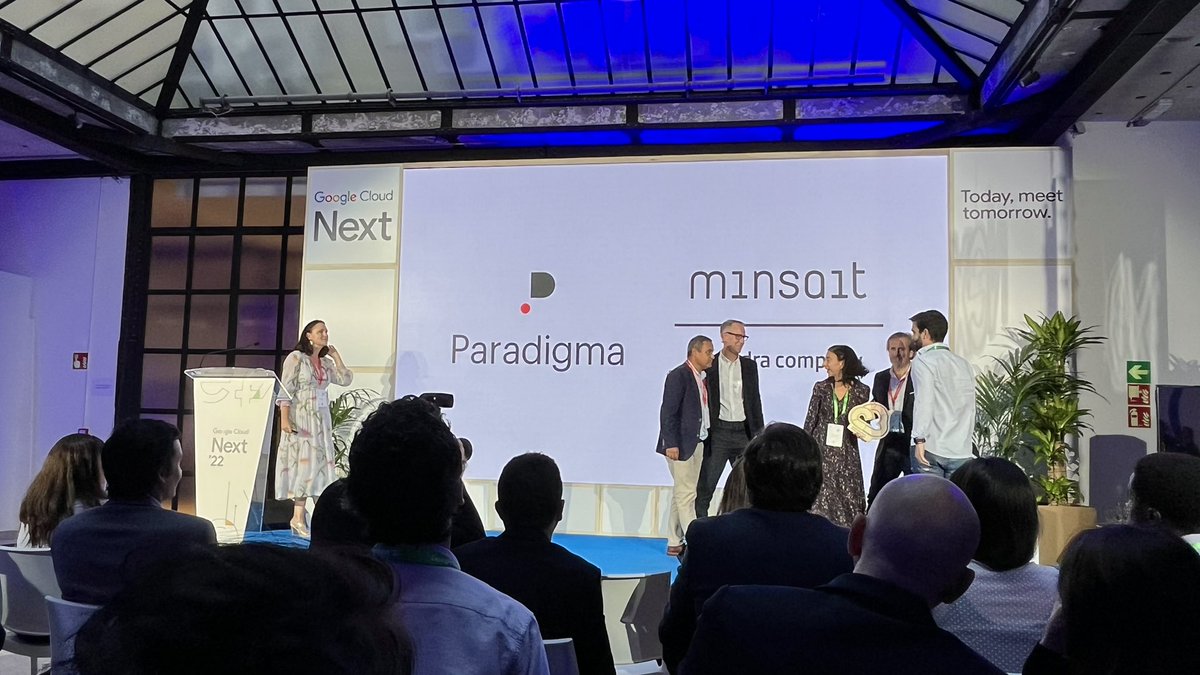 En el evento de <a href="/GoogleCloud_ES/">Google Cloud España</a> con nuestros compañeros de <a href="/paradigmate/">Paradigma Digital</a>