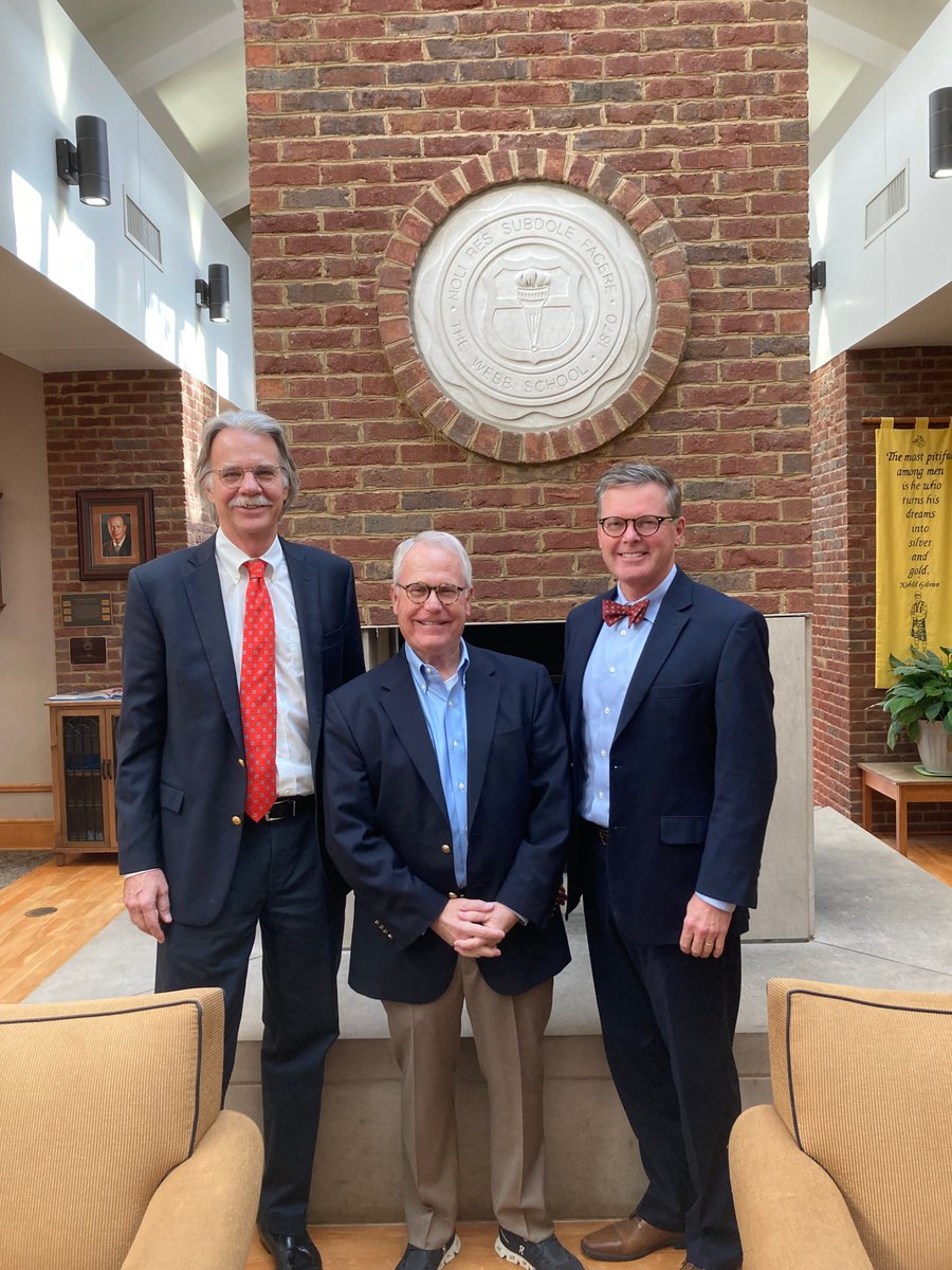 WilliamRMottPhD's tweet photo. Such an honor to work with Ken Cheeseman, James I. Vance Berry, and the Board of Trustees of @thewebbschool.  Had a great discussion on the roles and responsibilities needed to maintain a healthy board, and how to keep this historic school preparing students for college and life. https://t.co/yuVraVnP2m