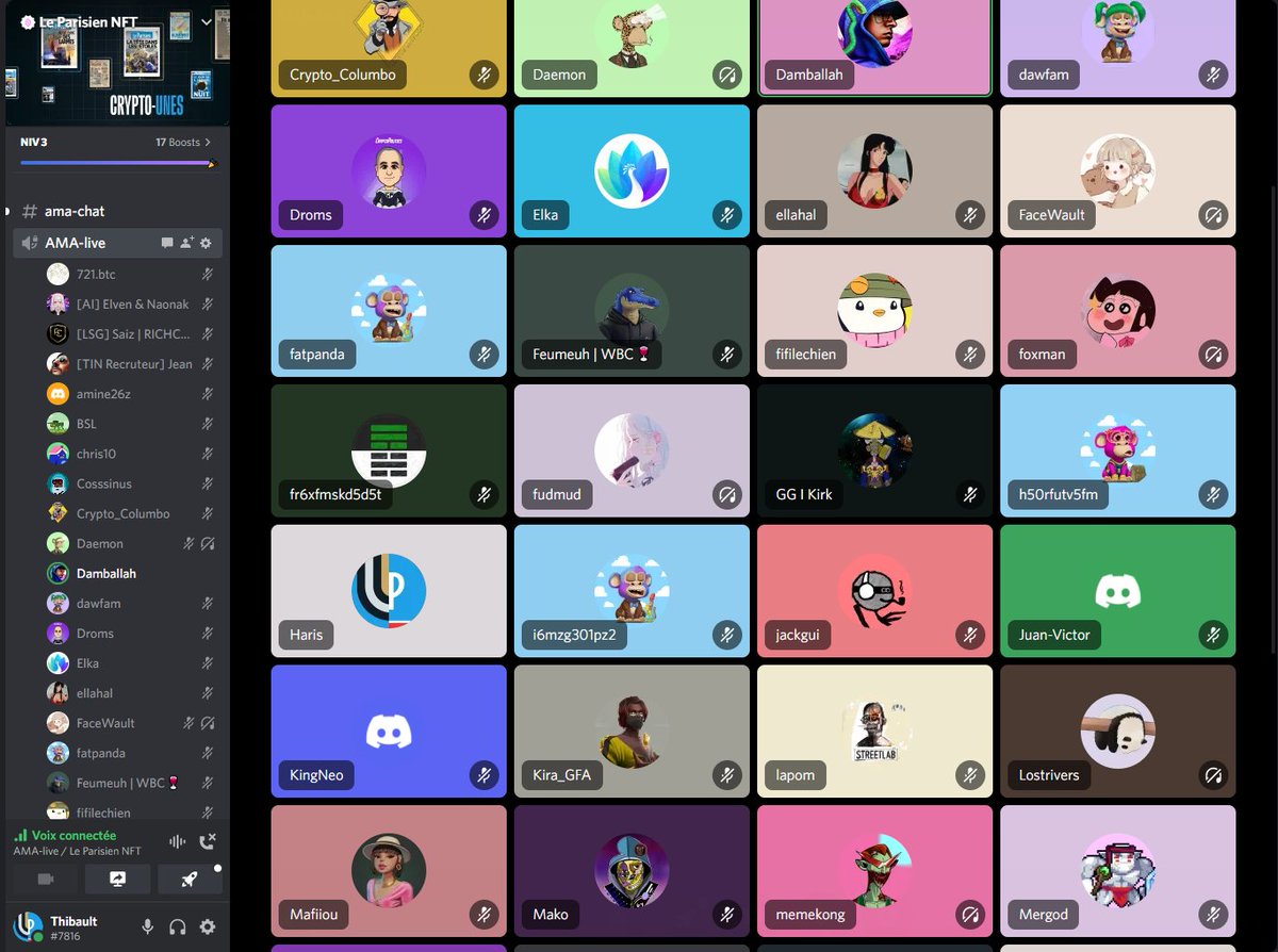 Plus de 100 participants à notre première AMA 🫶
Merci infiniment !