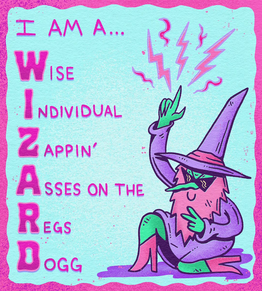 Don’t mind me, I’m just on my wiz biz again