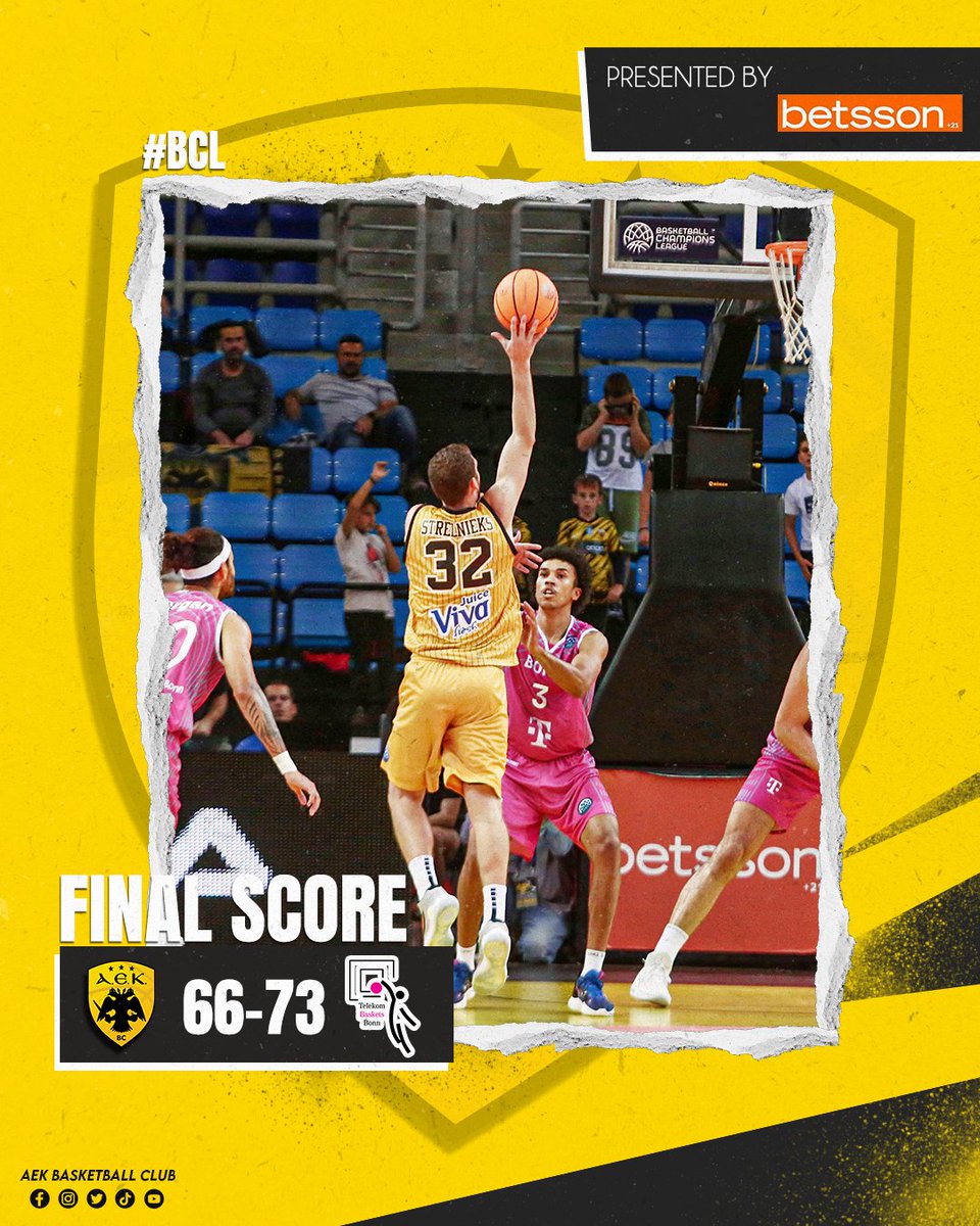 aekbcgr's tweet photo. Φινάλε στο Olympic Hall Άνω Λιοσίων
🟡 #AEKBC #basketballCL #AEKBON ⚫️ https://t.co/IF9L4fAtRd