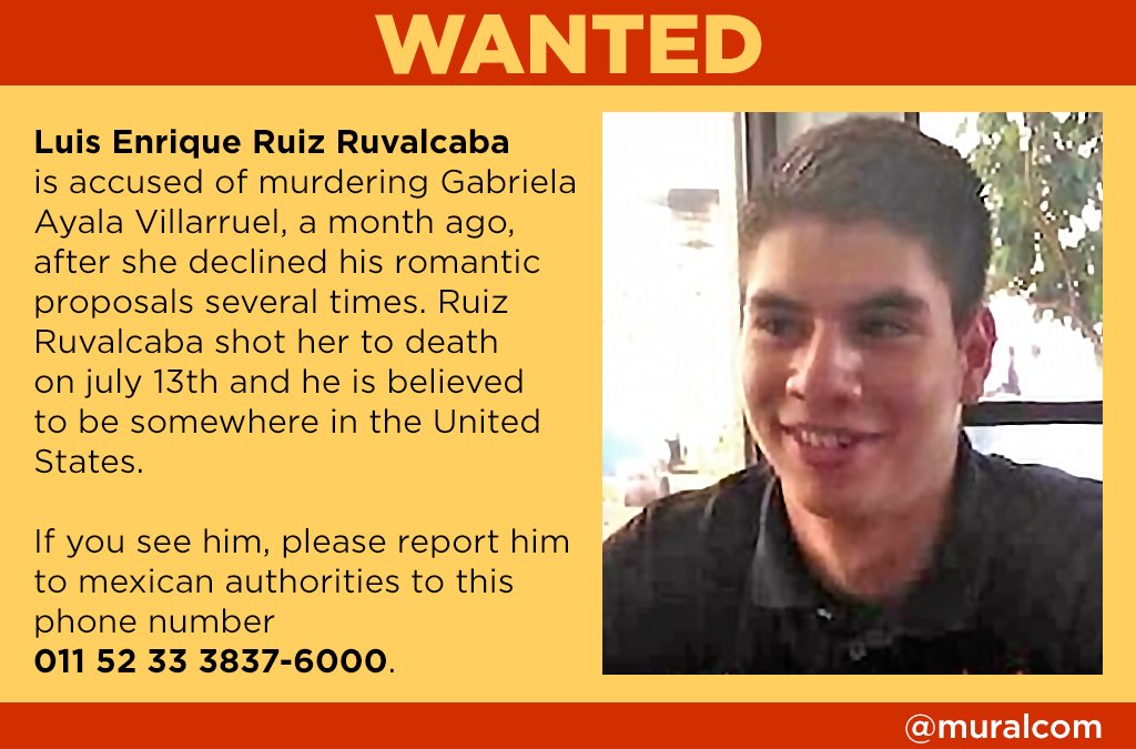IsaackdeLoza's tweet photo. Esta es una GRAN NOTICIA.
Siete años después, Luis Enrique Ruiz Ruvalcaba, quien asesinó a la joven Gabriela Ayala porque ésta rechazó ser su novia, fue detenido.
Fueron siete años, pero la @FiscaliaJal al fin dio con él. Incluso la Interpol lo buscaba.
Gran noticia. https://t.co/2hsQanbDlZ