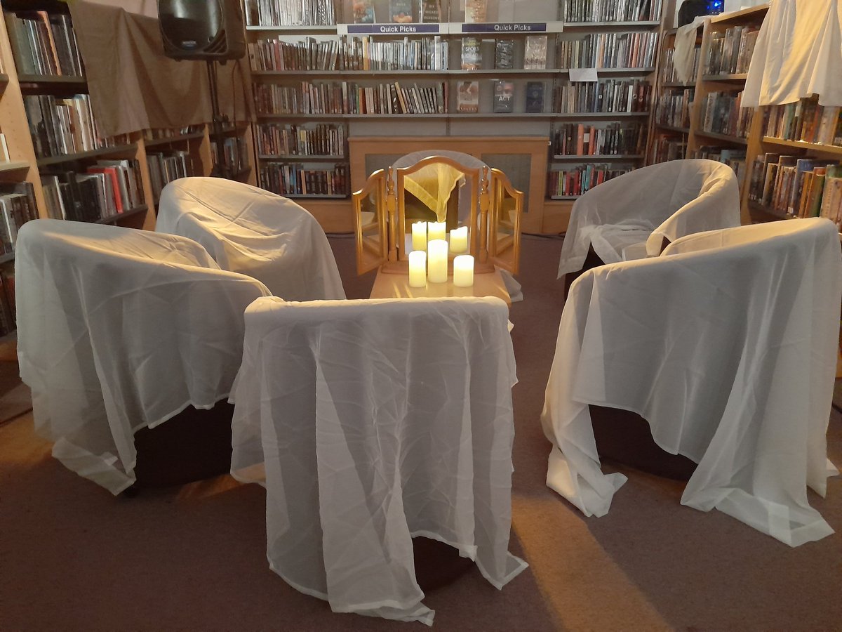 BeachHutTheatre's tweet photo. Tonight’s tech run for this week’s exciting new Halloween project ‘Lady Chillers’; 3 performances are now SOLD OUT,  so buy your tickets now at https://t.co/lQcGC7I2s1. Tickets on the door depending on availability – first come, first served!

#newwriting #halloween #shortplays https://t.co/q4BRIC508C