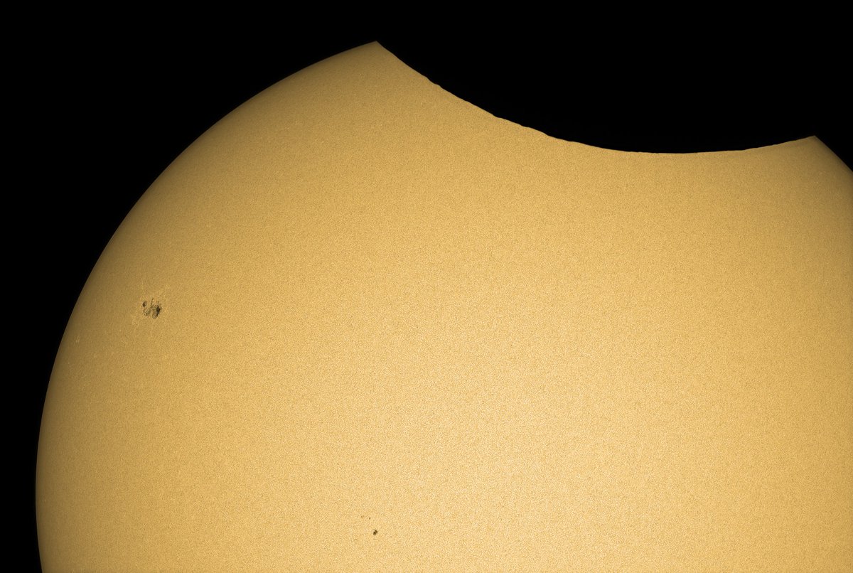#Sonnenfinsternis über #Hohenlohe #Sternwarte #Weikersheim
