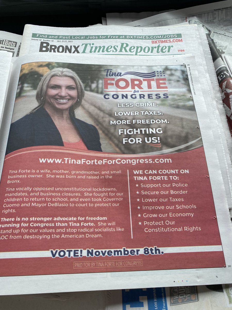 Check out our ad in the @bronxtimes