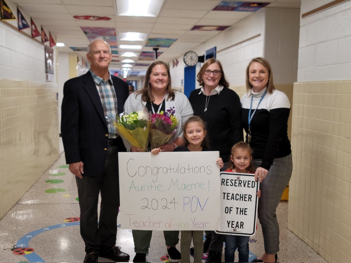 drherber's tweet photo. Congratulations to Megan Allen Point O'View Elementary School's 2024 Teacher of the Year https://t.co/1b28J6djOM
