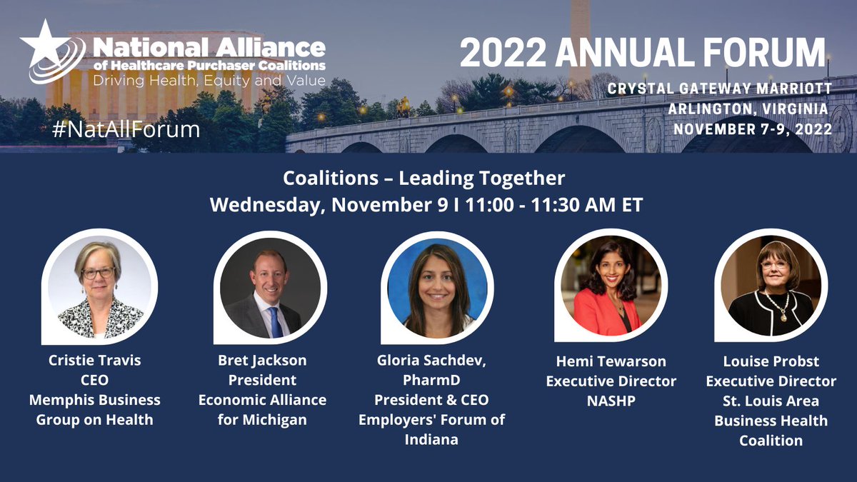 Employers' Forum of Indiana (@emplyrsforumin) on Twitter photo Our CEO <a href="/GloriaSachdev/">Gloria Sachdev</a> joins a panel at the <a href="/ntlalliancehlth/">National Alliance</a> Annual Forum next month with <a href="/HemiTewarson/">Hemi Tewarson</a> of <a href="/NASHPhealth/">NASHP</a> and several incredible peers from across the country.
Register now if you haven't already!
#NatAllForum #employeehealth
ow.ly/WVbq50L3o0z Our CEO <a href="/GloriaSachdev/">Gloria Sachdev</a> joins a panel at the <a href="/ntlalliancehlth/">National Alliance</a> Annual Forum next month with <a href="/HemiTewarson/">Hemi Tewarson</a> of <a href="/NASHPhealth/">NASHP</a> and several incredible peers from across the country.
Register now if you haven't already!
#NatAllForum #employeehealth
ow.ly/WVbq50L3o0z