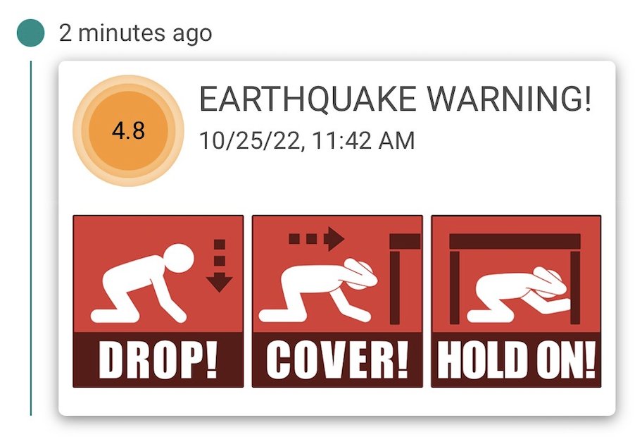 Friend in San Jose just got an earthquake alert on his phone. Four seconds later, it hit.