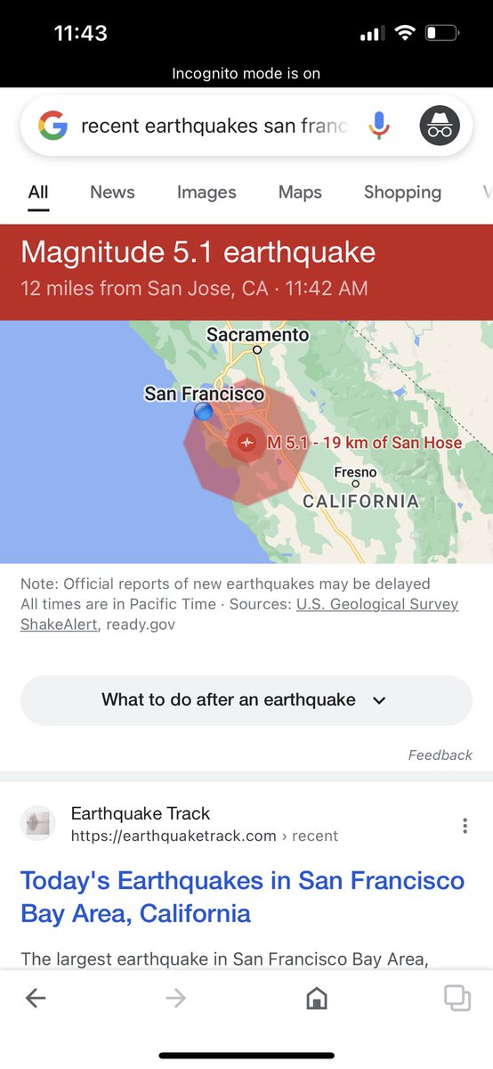 Just felt this! #earthquake
