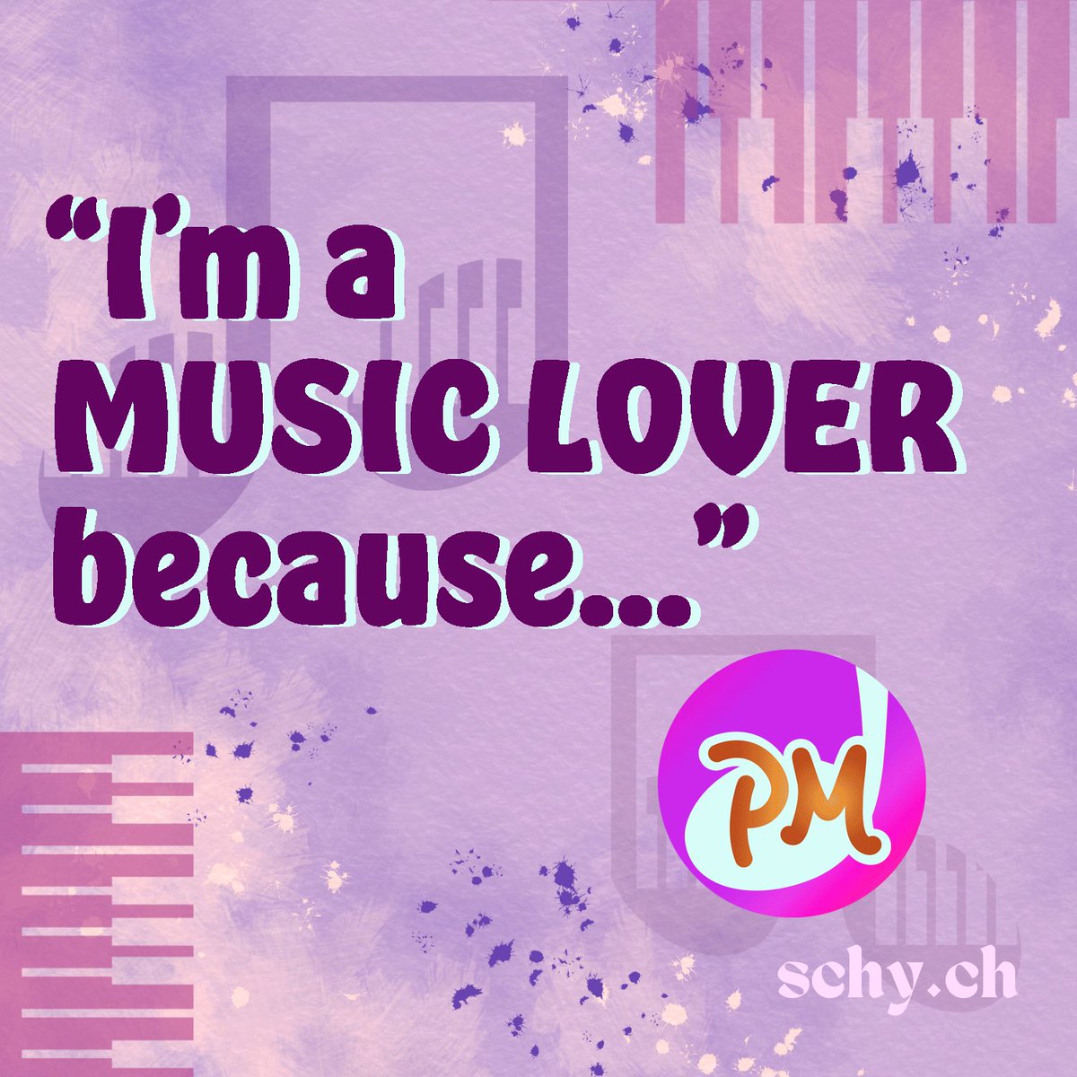 plaschy_music's tweet photo. Why are you a MUSIC LOVER?
#PlaschyMusic #SocialMusicNetwork #ArtisticInterests https://t.co/l0qLi1G983