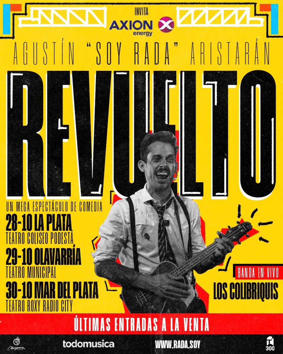 LaUneok's tweet photo. En #DeUNE🌈conversamos con Agustín Aristarán, mejor conocido como @Soy_Rada
🔥El comediante viene a presentar "Revuelto" un mega espectáculo de comedia.
🎙️ @deuneok 🌈 📻 https://t.co/L8BUsqCS66 https://t.co/HSU27Z2YHr