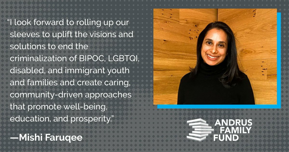 Join us in welcoming our new director, @MFaruqee. You may know Mishi from her work as the Executive Director of the Youth First Initiative, an AFF grantee. We look forward to working, learning, and supporting community solutions alongside Mishi. Read more: buff.ly/3SFMUGu