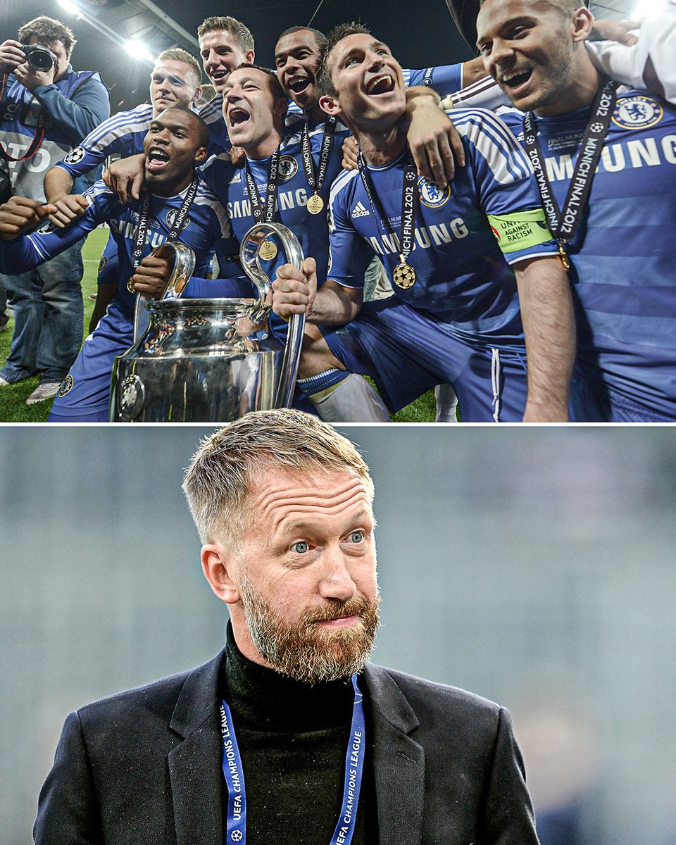 Graham Potter is the first Chelsea manager to go unbeaten in their first 4 Champions League matches since Roberto Di Matteo in 2012 👀 They won the Champions League that year 🏆