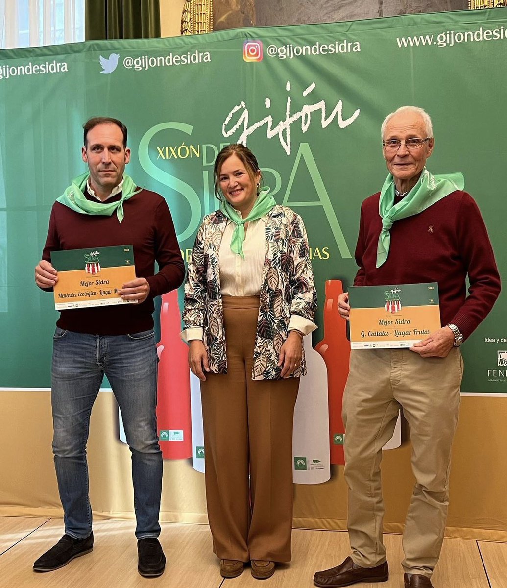 MEJOR SIDRA 2022 
Ganadores (empate)
G. COSTALES - LLAGAR FRUTOS 
MENÉNDEZ ECOLÓGICA - LLAGAR MENÉNDEZ 
Finalistas:
G. Costales de Llagar Frutos
Menéndez Ecológica, Llagar Menéndez
Piñera DOP de Llagar Piñera
Prado y Pedregal de Llagar La Morena
Val de Boides de Llagar Castañón