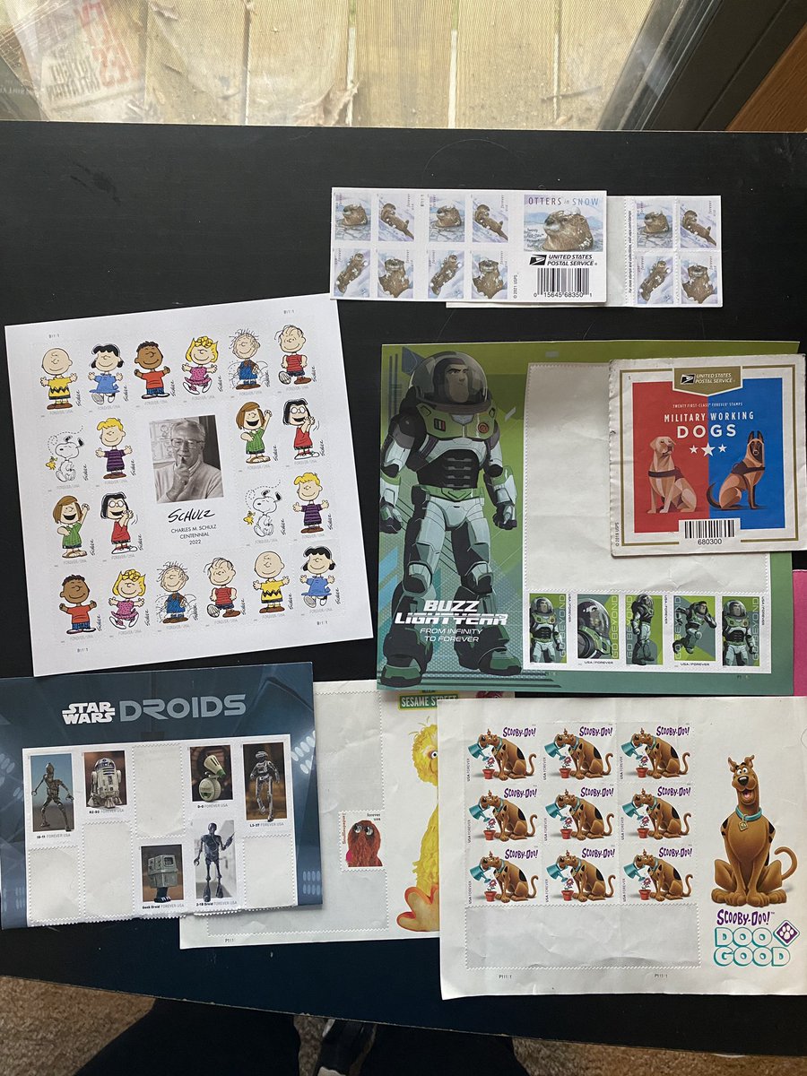 NipNipNo's tweet photo. Best day of the year is refilling my #uspsstamp collection! Thereโs always new ones to collect and mail out! @USPS @USPSHelp @uspsstamp @postcrossing #usps #postcrossing #NEWSTAMPS https://t.co/o8WUkTvNPF