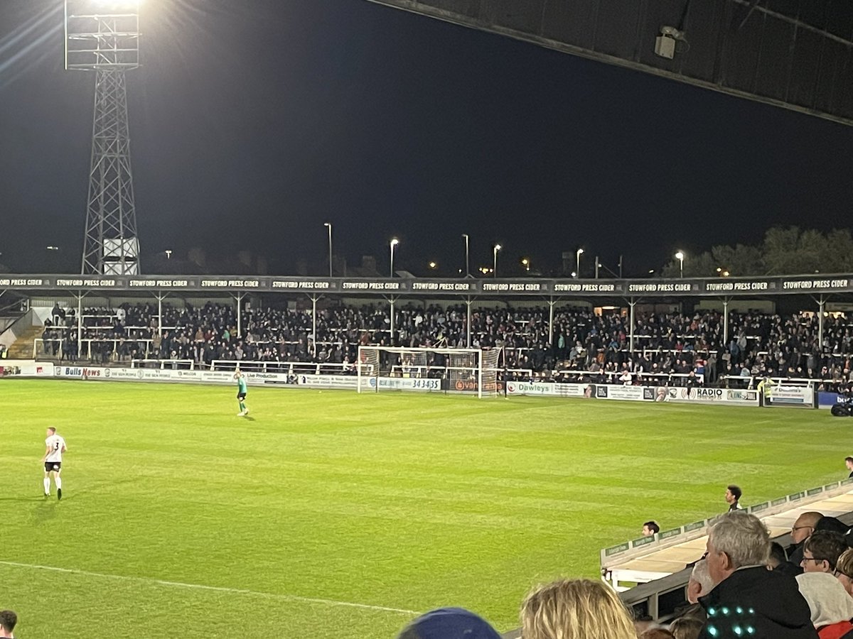 BullsNewsBlog's tweet image. Look at the Meadow End! It’s almost like there’s an FA Cup game on the way… 🎟