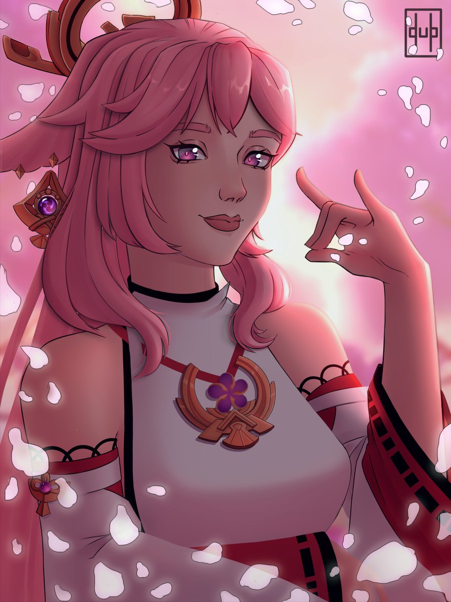 Дазволь мне паказаць табе, наколькі жорсткім можа быць гэты свет🌸

#YaeMiko #Genshinlmpact #беларт