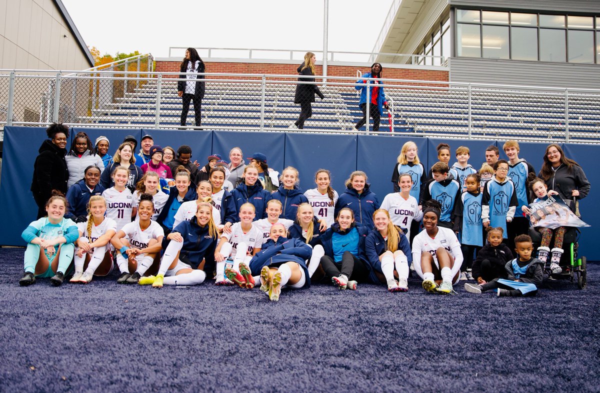 SOCTconnecticut's tweet photo. Our Special Olympics Quinebaug Valley &amp; Rockville High School Unified #soccer players were thrilled to be special guests of the UConn Women's Soccer team at their game with Providence College on Sunday! Go Huskies, and thanks for #choosingtoinclude!⚽️#soct #TeammateTuesday #uconn https://t.co/SNM3xv8dzz