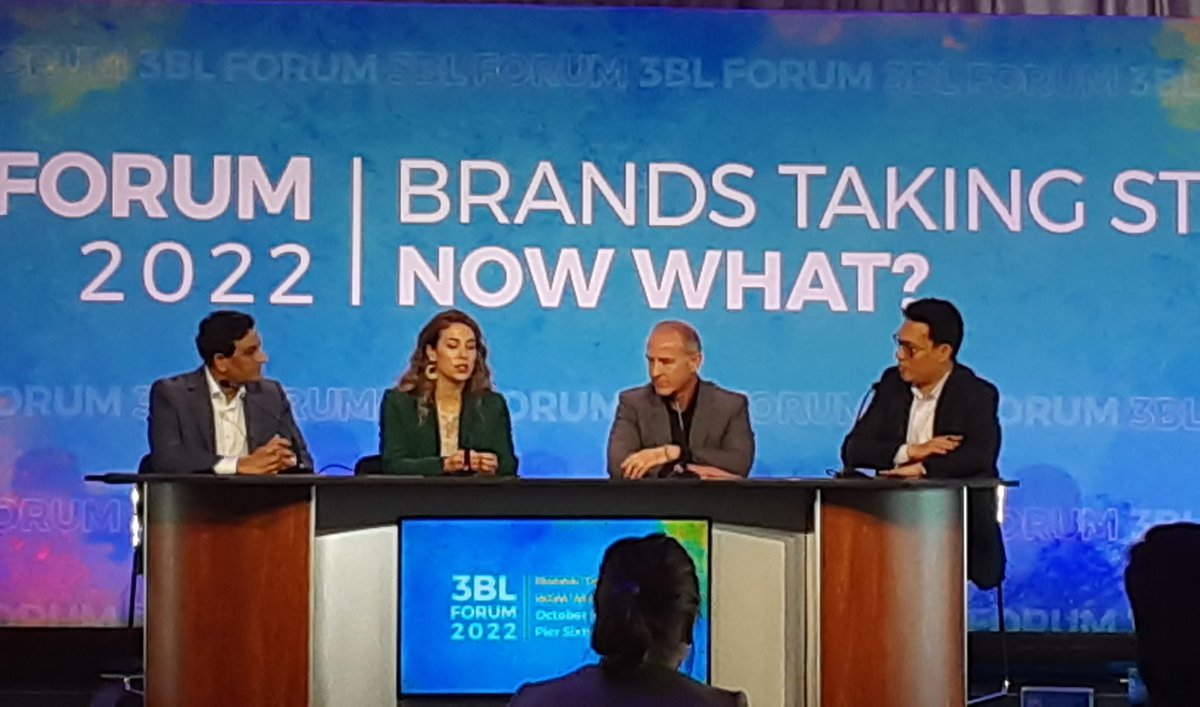 #ESG is shifting from living in pockets of organizations to being integrated into more functions and that brings reporting into play 
~ Vivek Bapat, SVP Purpose &amp; Sustainability &amp; Marketing &amp; Solutions <a href="/SAP/">SAP</a> #BrandsTakingStands @3BLMedia