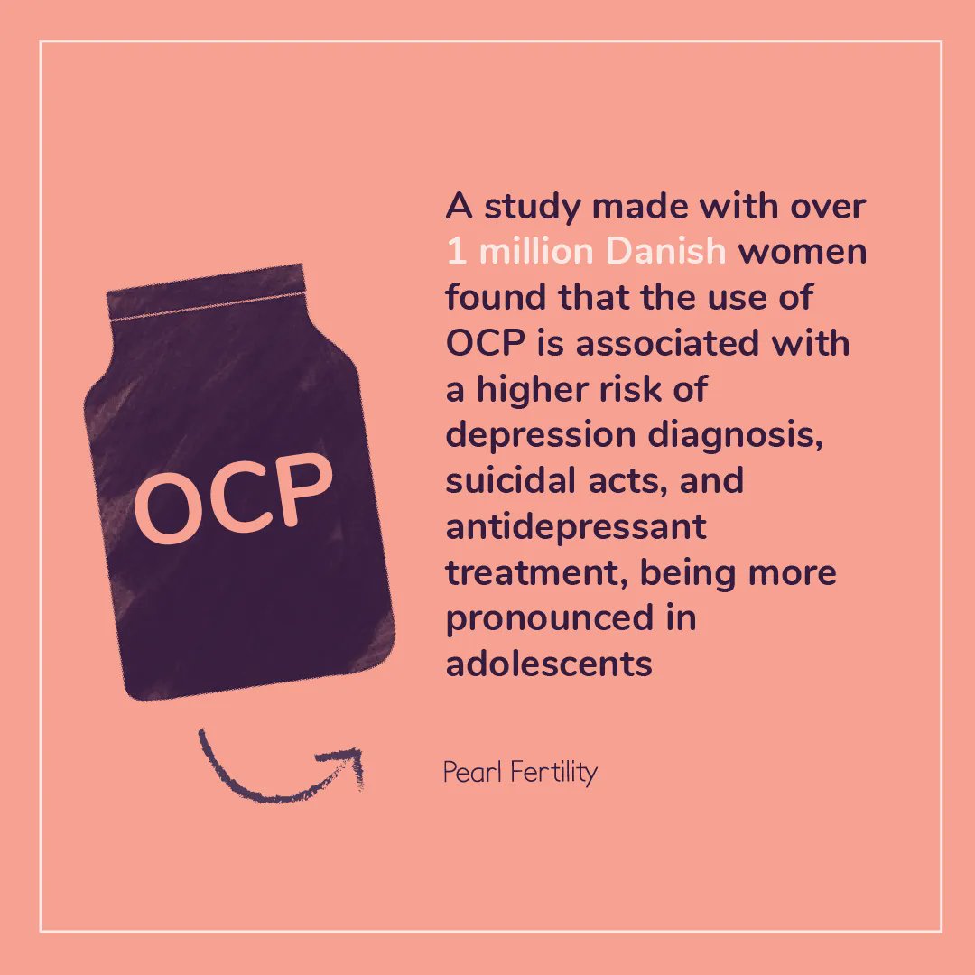 Oral Contraceptive Pills (OCP) and mental health  
                             😱😱😱