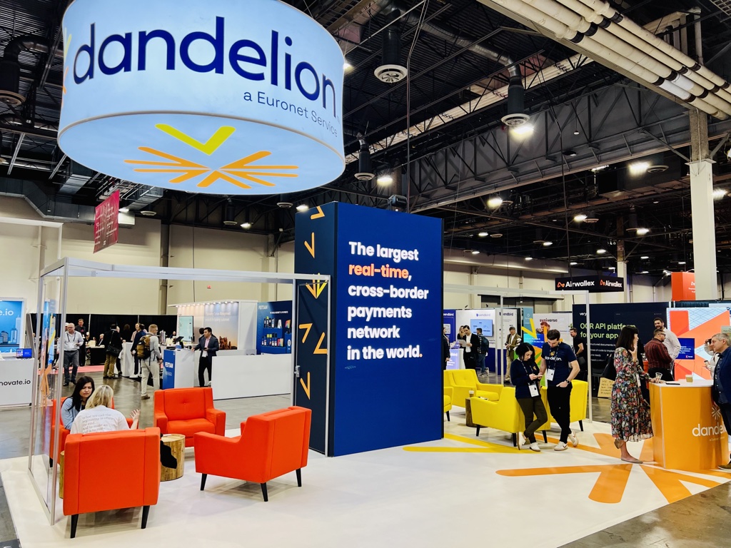 dandelionpay's tweet photo. Day 2 is underway at #money2020usa. Yesterday was full of fantastic conversations, including one that Cecilia Tamez shared live on the MoneyPot Podcast about the future of fintech in LATAM.

If you're at #money2020 we'd love to meet you! Visit us at stand 4411. https://t.co/Qlm3inHOE3