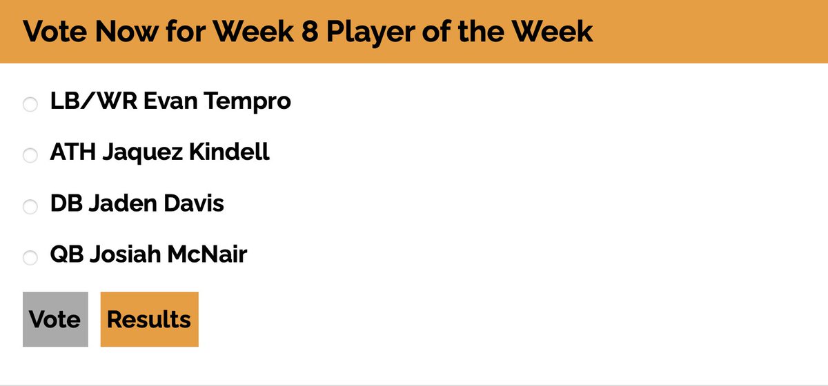￼🚨 Vote Now for Top FL HS Player of Week 8 🚨 We have partnered with @FlaHSFootball to highlight an outstanding performer every week! Winner will be announced on Friday! ⬇️ Vote Here ⬇️ ￼scoutsmartrecruiting.com/player-of-the-…