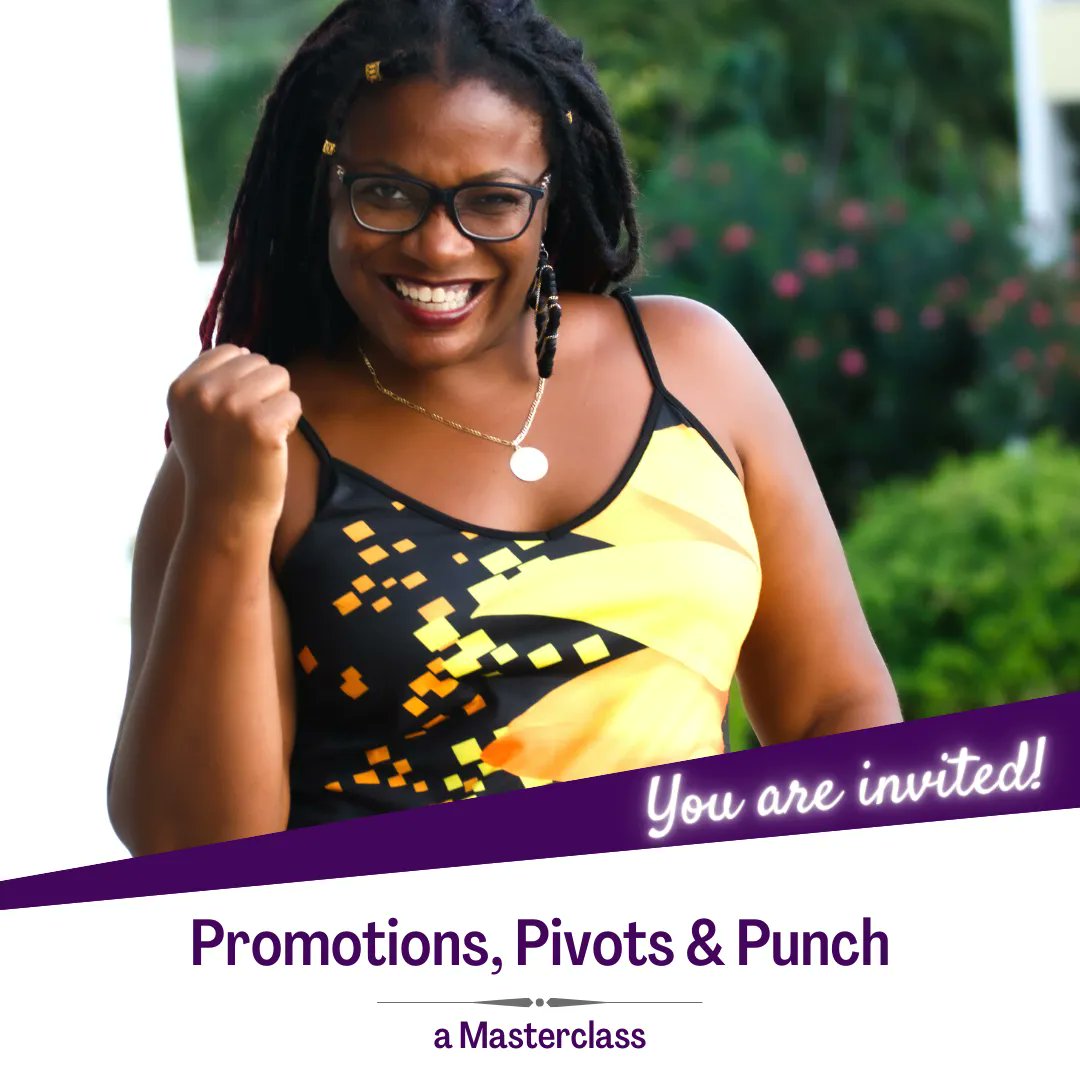 VJNiles's tweet photo. Ready for a change in your career? Has your passion declined over time, and you’re now less engaged at work?

Join me for my free virtual masterclass: Promotions, Pivots, &amp; Punch on November 11, 2022!

Register Today: https://t.co/JPUvABKFio 

#promotionspivotsandpunch https://t.co/o1V9JxXsCE