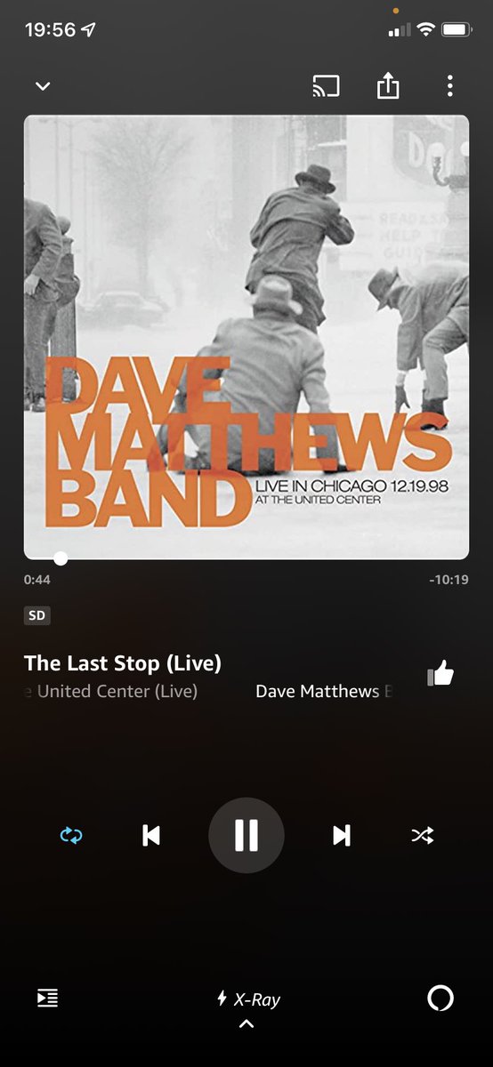 “Fire the sun is well asleep
Moon is high above
Fire grows from the east
How is this
Hate so deep
Lead us all so blindly killing killing”. #TheLastStop 

Evening #vibes listening to #DaveMatthewsBand Live in #Chicago. 7 days to go until the  #DMB #fall #tour kicks off! #DMBlive