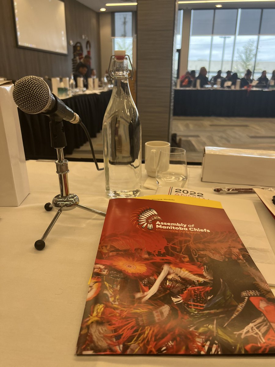 At the 34th AMC AGA, my first with the AMC, we will be electing a new Grand Chief by end of day tomorrow. 

#IndigenousPeoples #ManitobaChiefs #TreatyOne