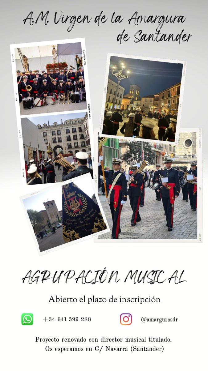 En noviembre retomamos los ensayos bajo la dirección de un director musical titulado.

Uniros a esta gran Agrupación Musical para disfrutar juntos de nuestra pasión por la música.