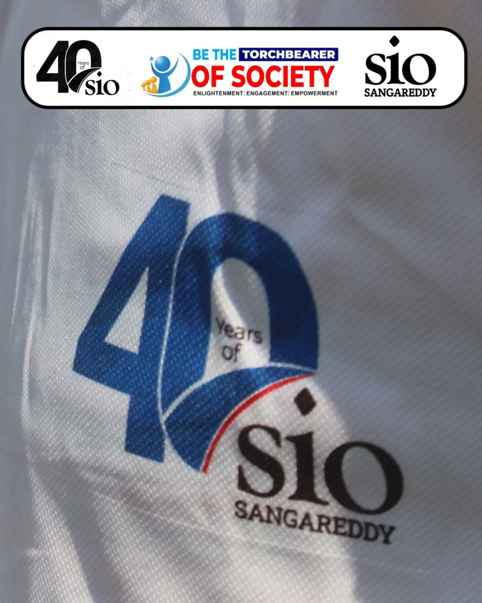 Siosangareddy's tweet photo. Flag hoisting ceremony
19 October 2022 40yearsofsio
#40yearsofsio #joinsio #sio https://t.co/rSpsvzhU3g